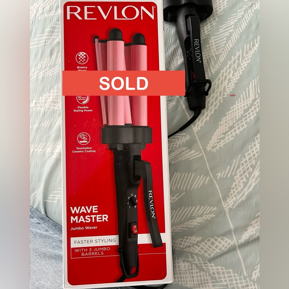Revlon Mega Waver - Pink and Black